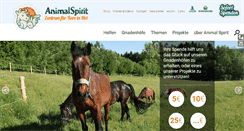 Desktop Screenshot of animal-spirit.at